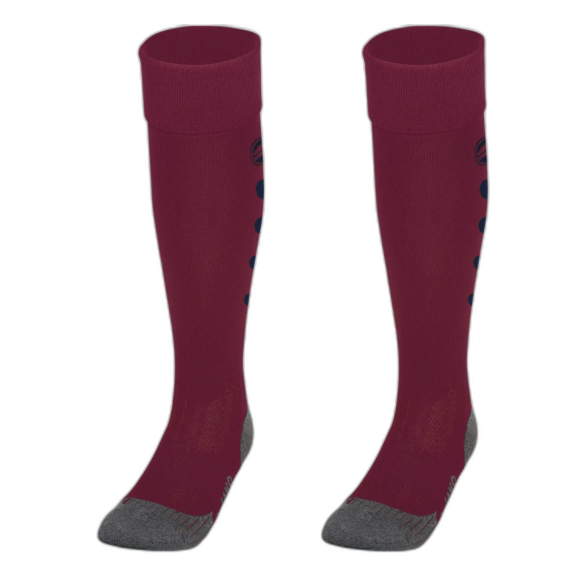 Jako Stutzenstrumpf Roma Unisex maroon/seablue Front