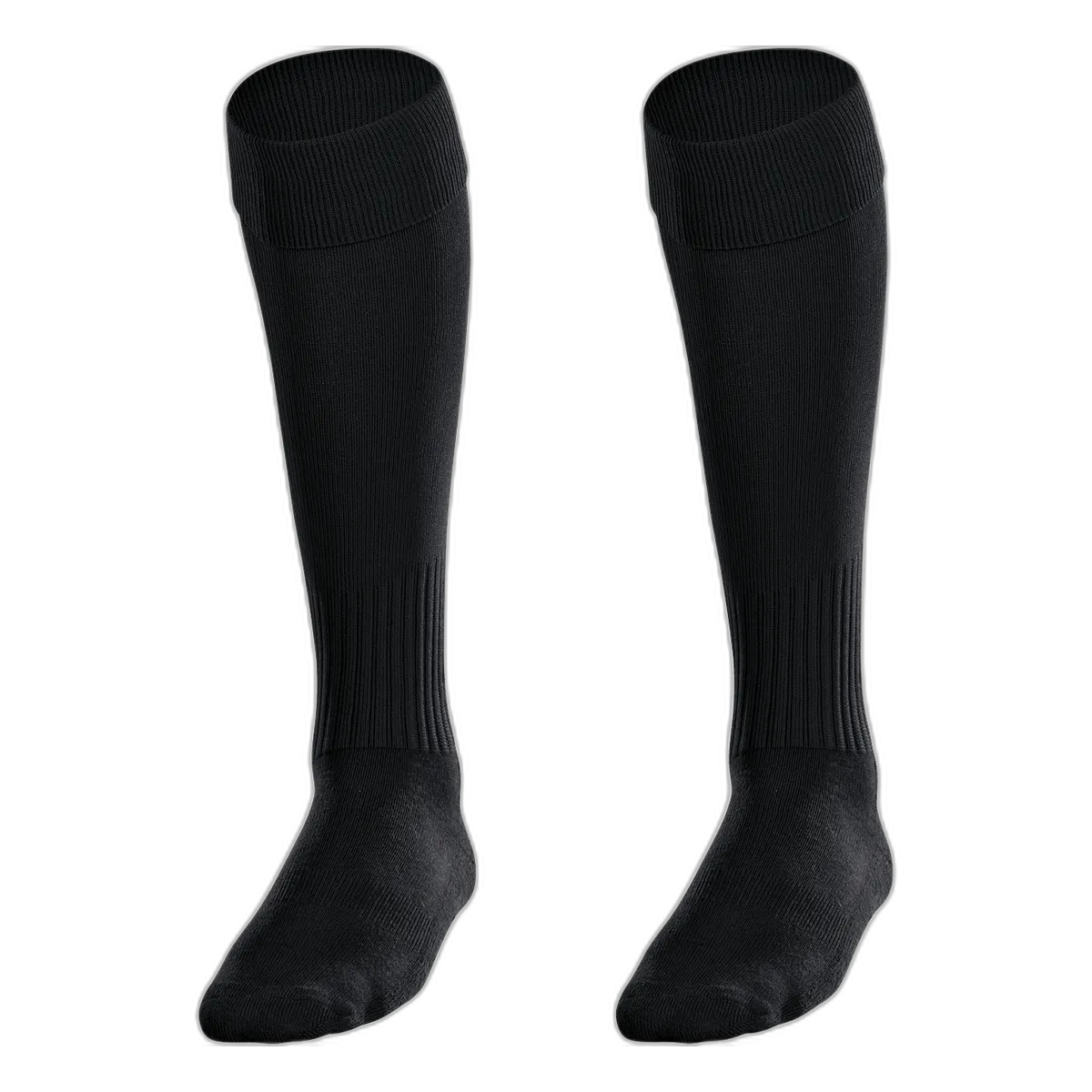 Jako Stutzenstrumpf Uni 2.0 Unisex schwarz Front #farbe_schwarz