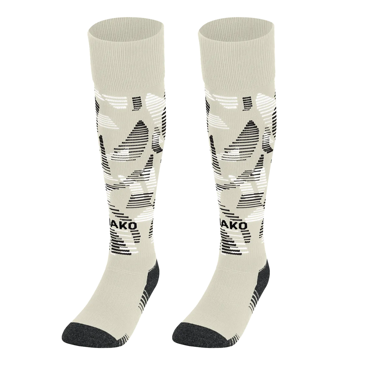 JAKO Stutzenstrumpf Sonic Unisex off white/schwarz/weiß Front