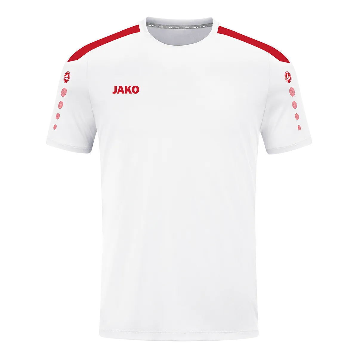 JAKO Trikot Power Kurzarm Kinder weiß/rot Front