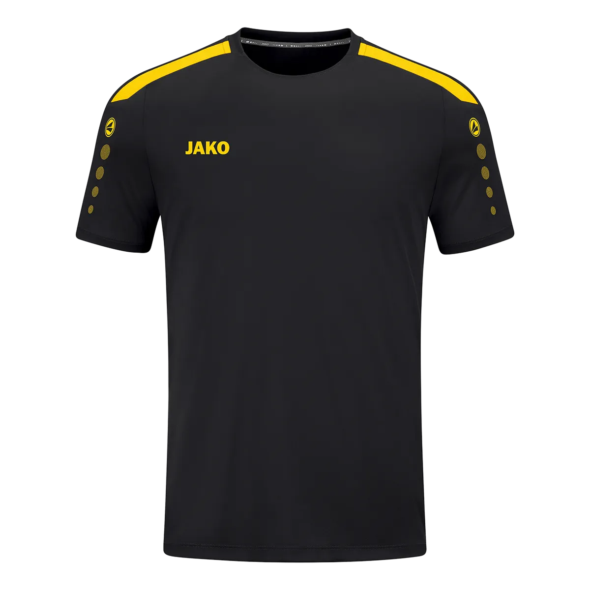 JAKO Trikot Power Kurzarm Kinder schwarz/citro Front