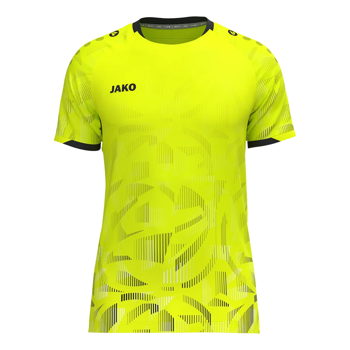 Jako Trikot Sonic Kurzarm Unisex neongelb/schwarz/weiß Front