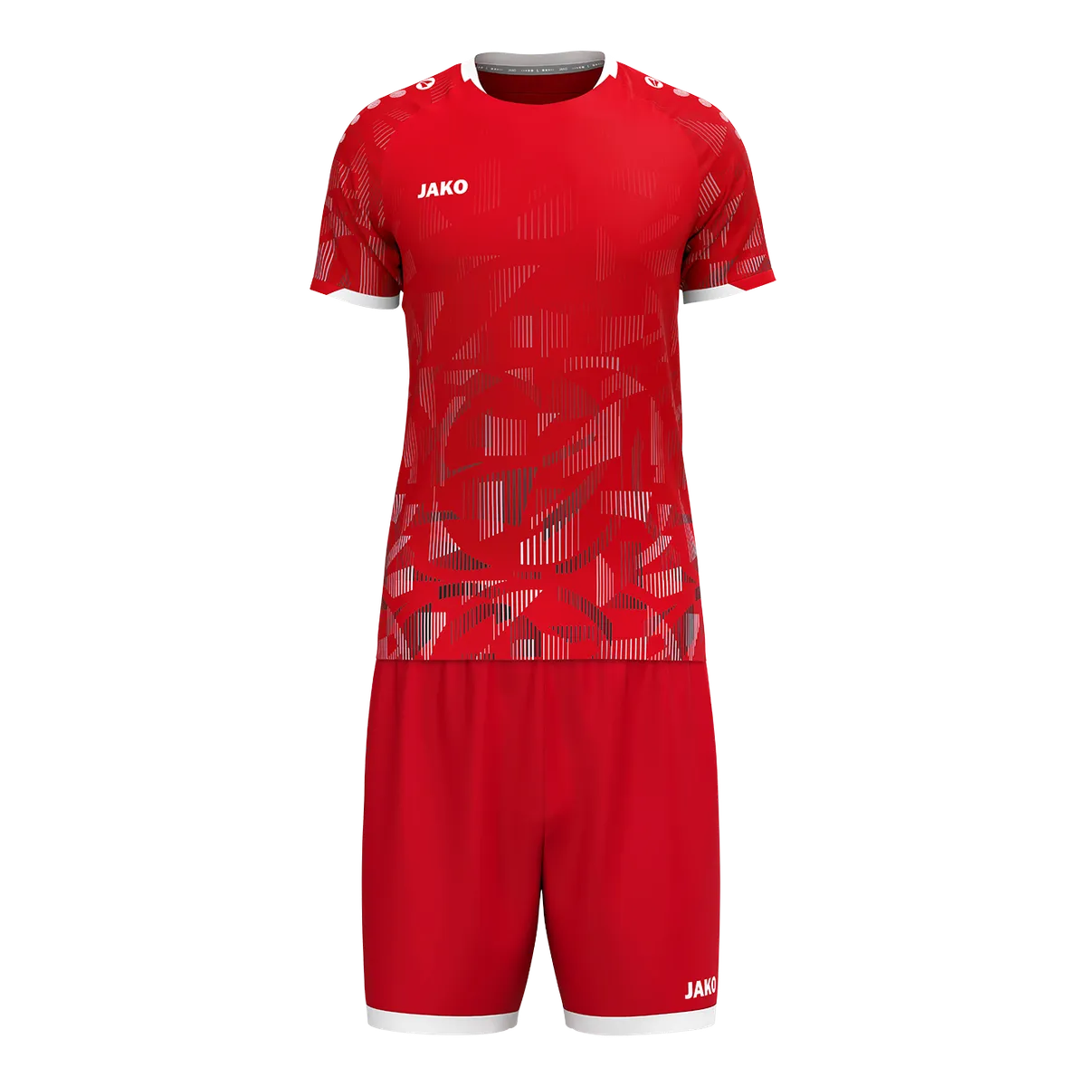 Jako Trikot Sonic Kurzarm Kinder rot/schwarz/weiß Kombination