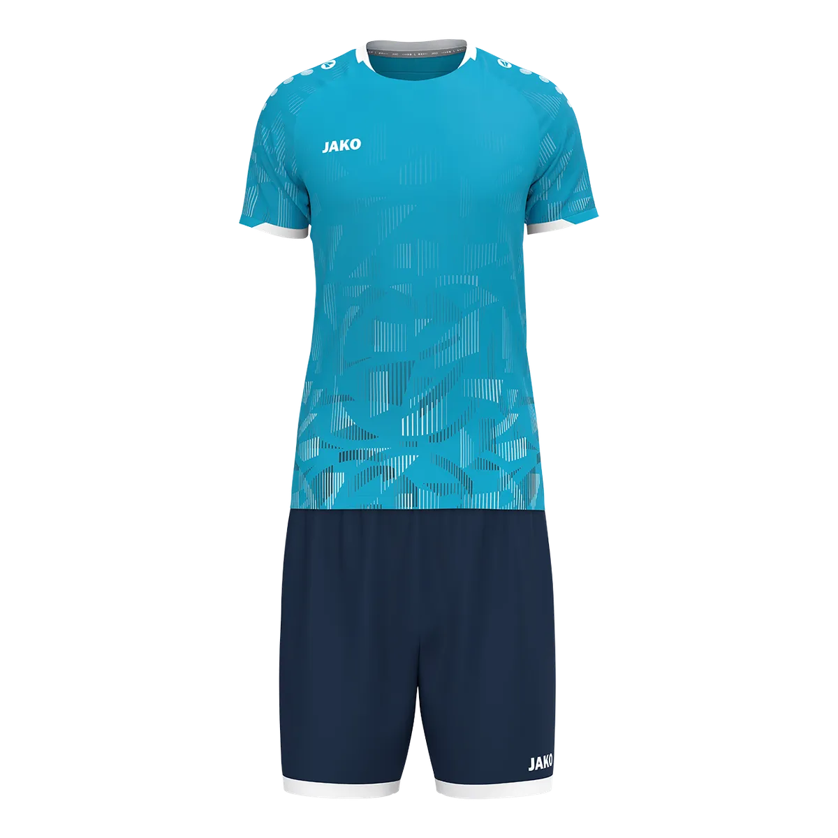 Jako Trikot Sonic Kurzarm Kinder aqua/marine/weiß Kombination