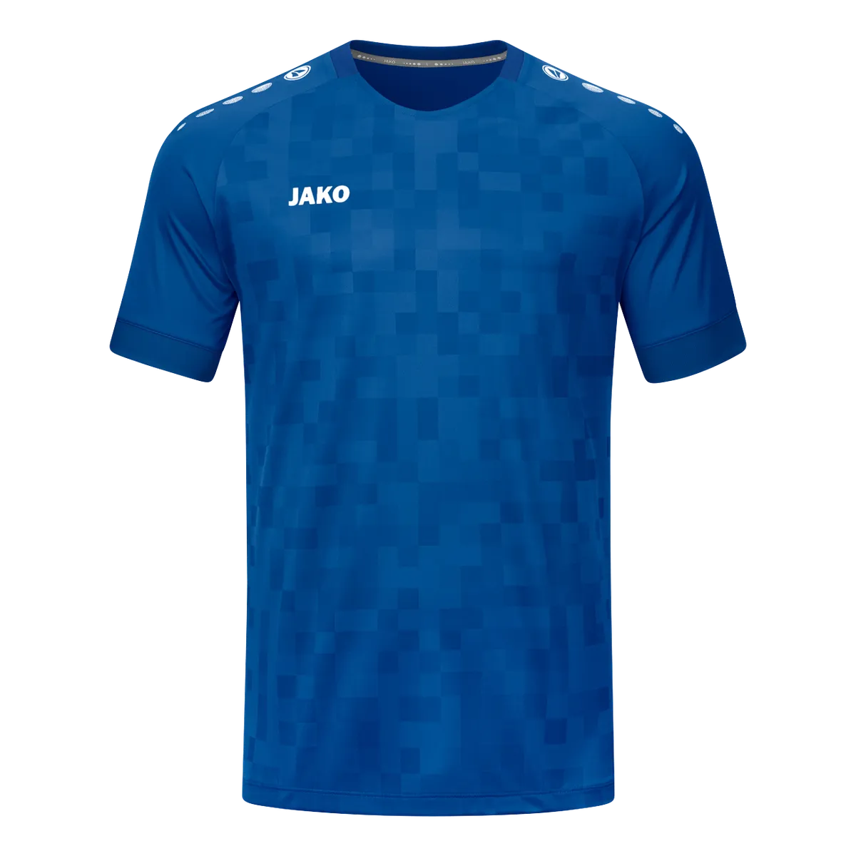 JAKO Trikot Pixel Kurzarm Unisex sportroyal Front #farbe_sportroyal
