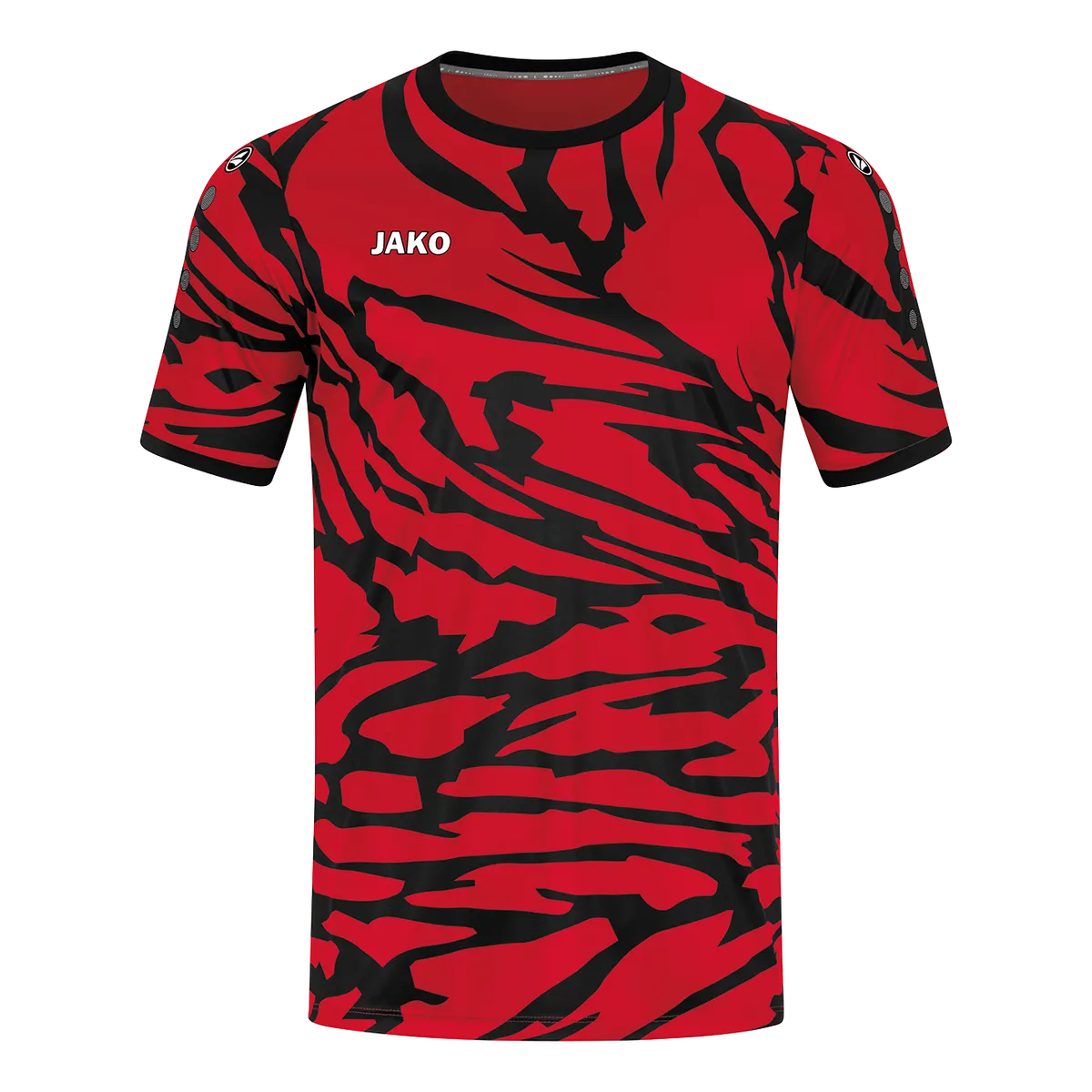 JAKO Trikot Animal Kurzarm Kinder sportrot/schwarz Front