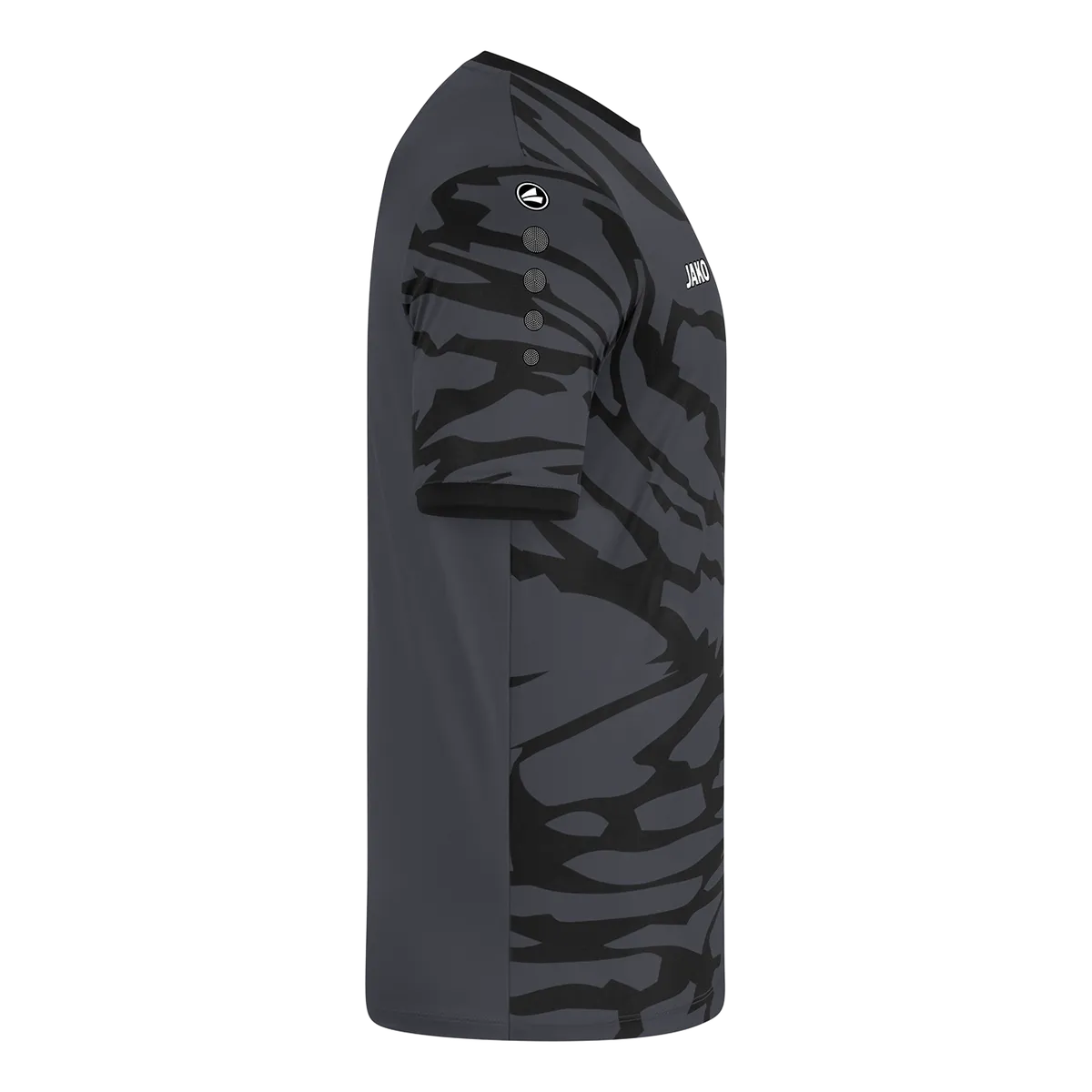 JAKO Trikot Animal Kurzarm Unisex anthrazit/schwarz Seite