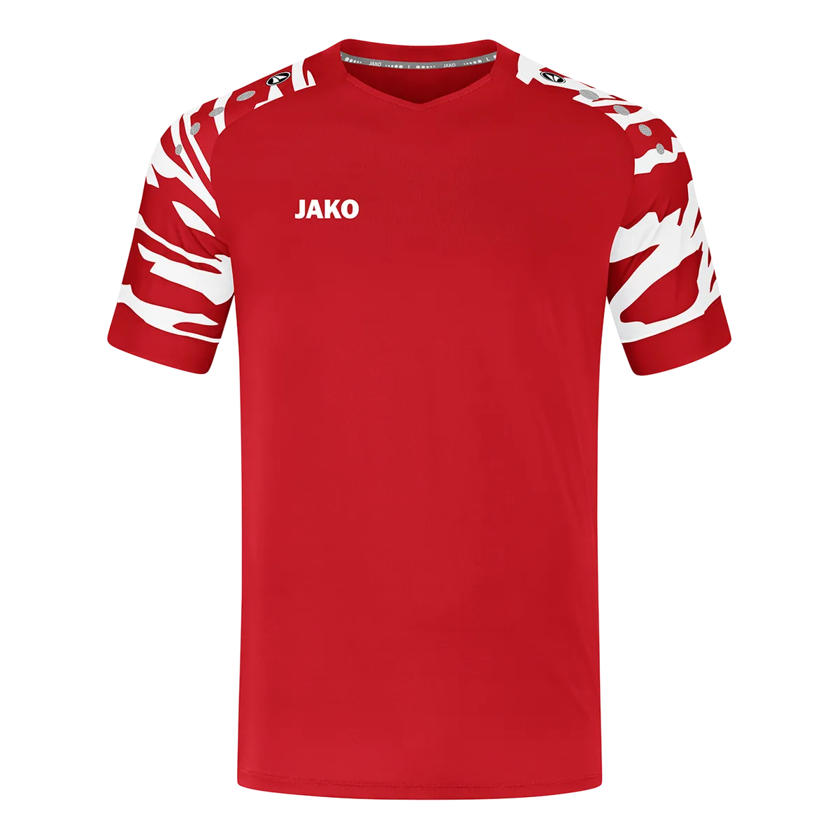 JAKO Trikot Wild Kurzarm Unisex sportrot/weiß Front