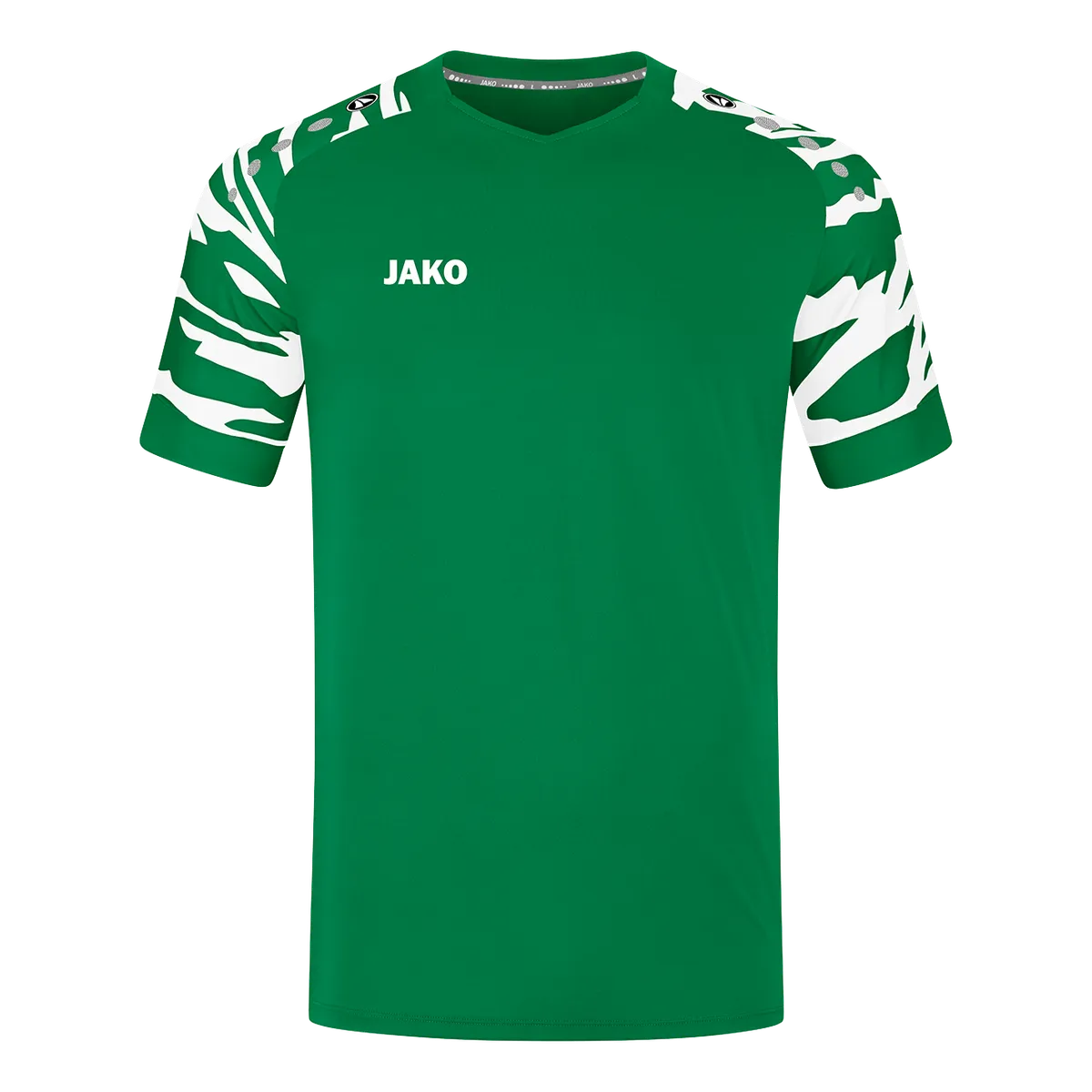 JAKO Trikot Wild Kurzarm Unisex sportgrün/weiß Front