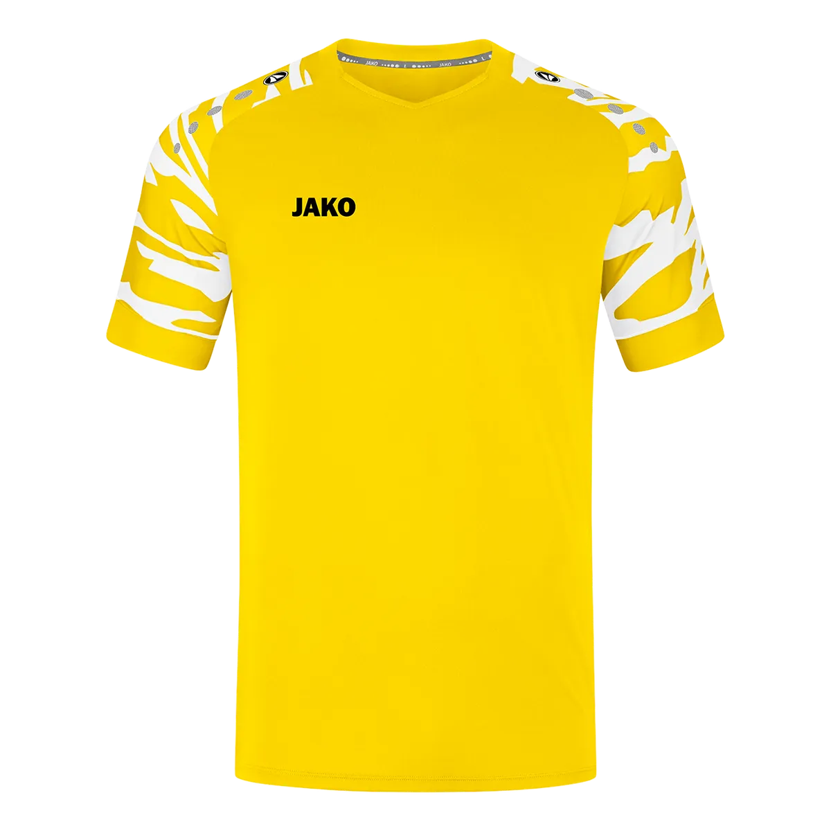 JAKO Trikot Wild Kurzarm Unisex citro/weiß Front