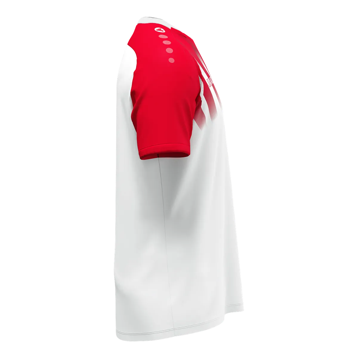 JAKO Trikot Vintage Kurzarm Kinder weiß/rot Seite