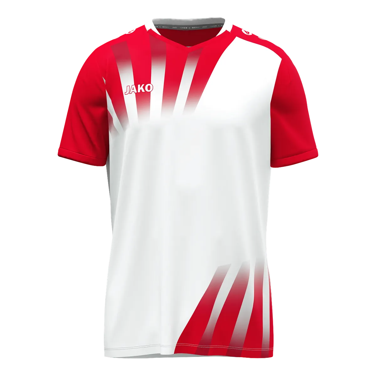 JAKO Trikot Vintage Kurzarm Kinder weiß/rot Front