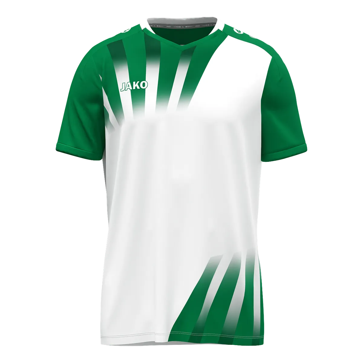 JAKO Trikot Vintage Kurzarm Unisex weiß/grün Front