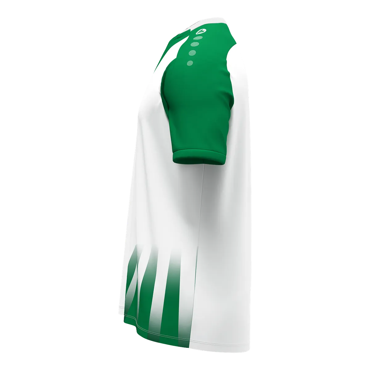 JAKO Trikot Vintage Kurzarm Kinder weiß/grün Seite