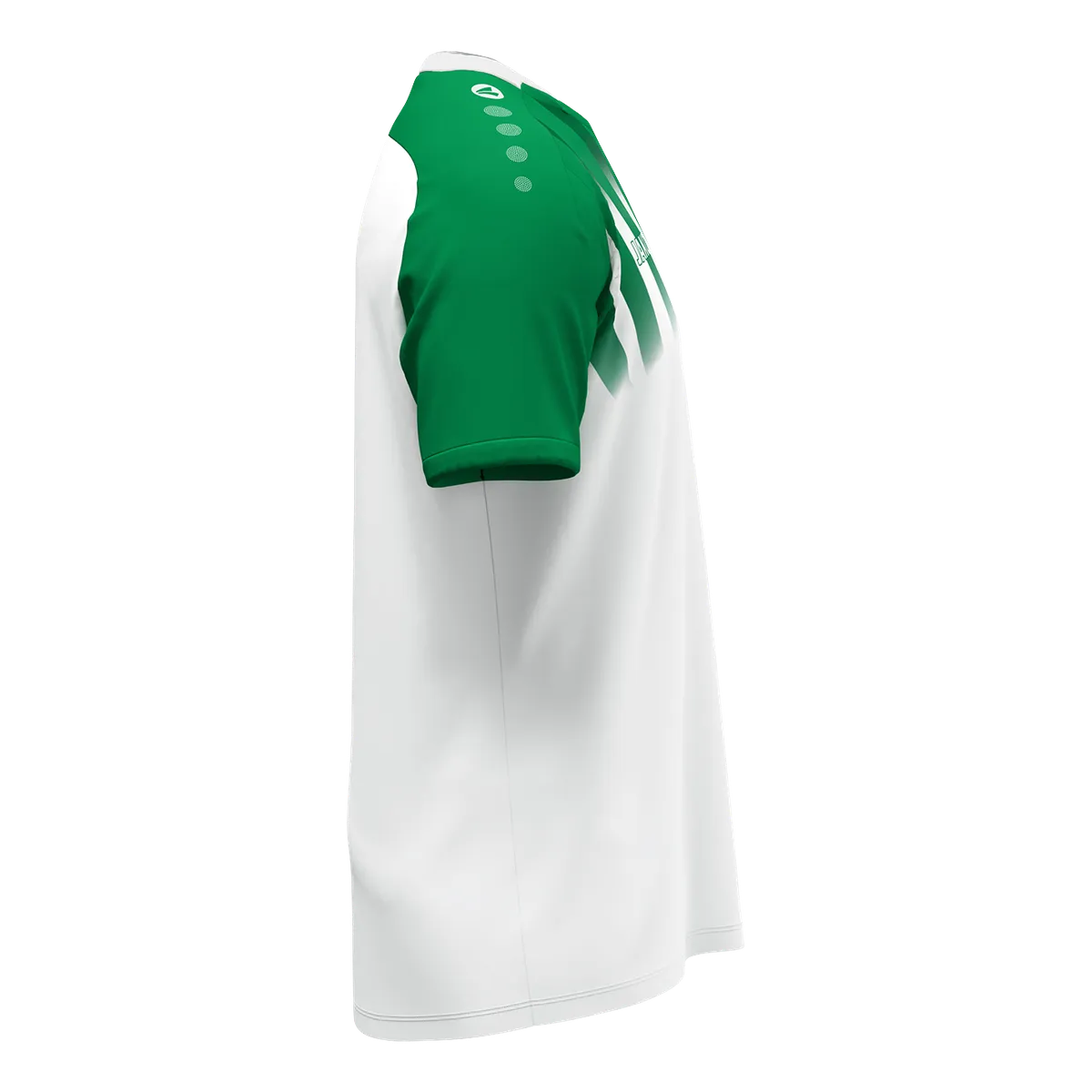 JAKO Trikot Vintage Kurzarm Unisex weiß/grün Seite