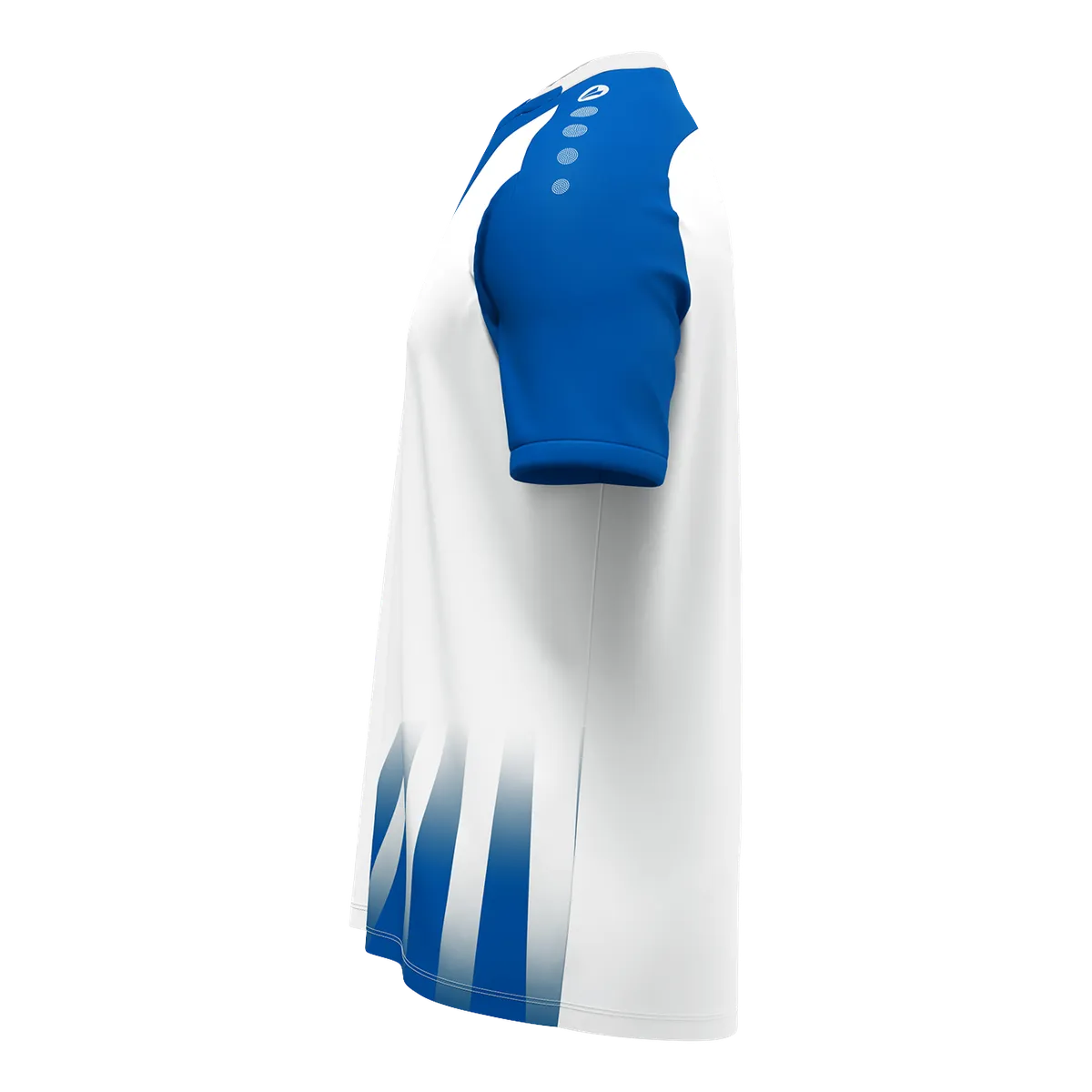 JAKO Trikot Vintage Kurzarm Kinder weiß/royal Seite