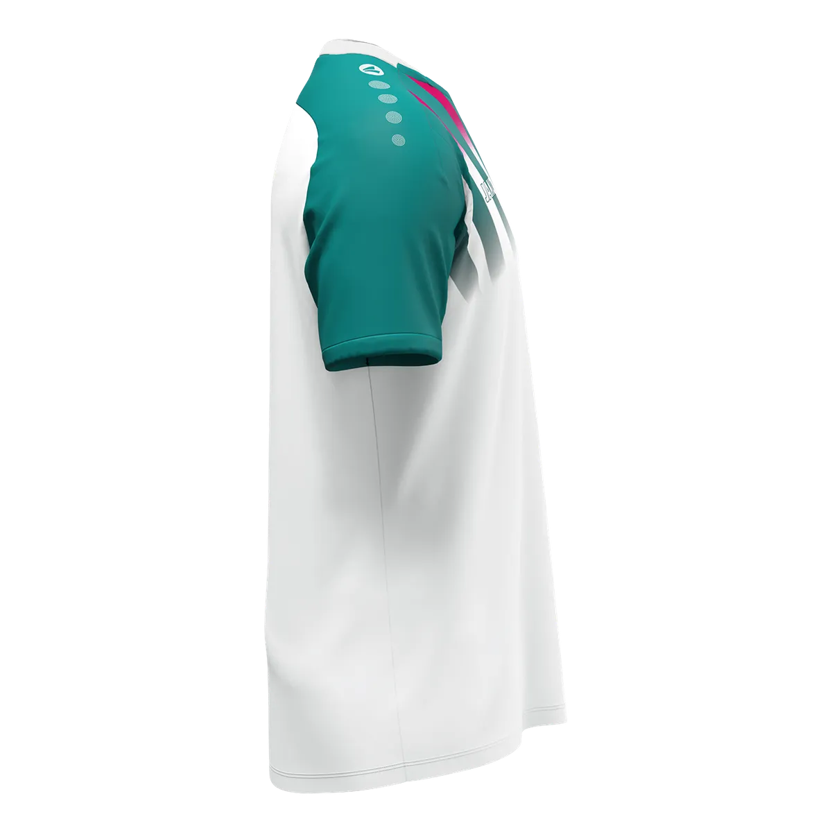 JAKO Trikot Vintage Kurzarm Kinder weiß/türkis Seite