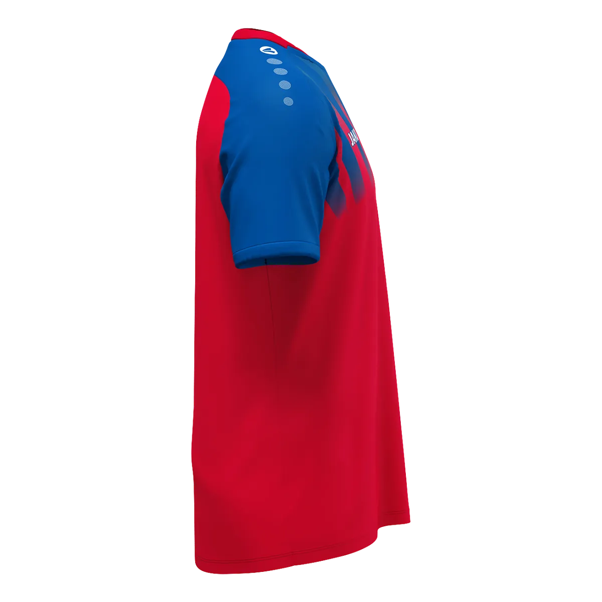JAKO Trikot Vintage Kurzarm Kinder rot/royal Seite