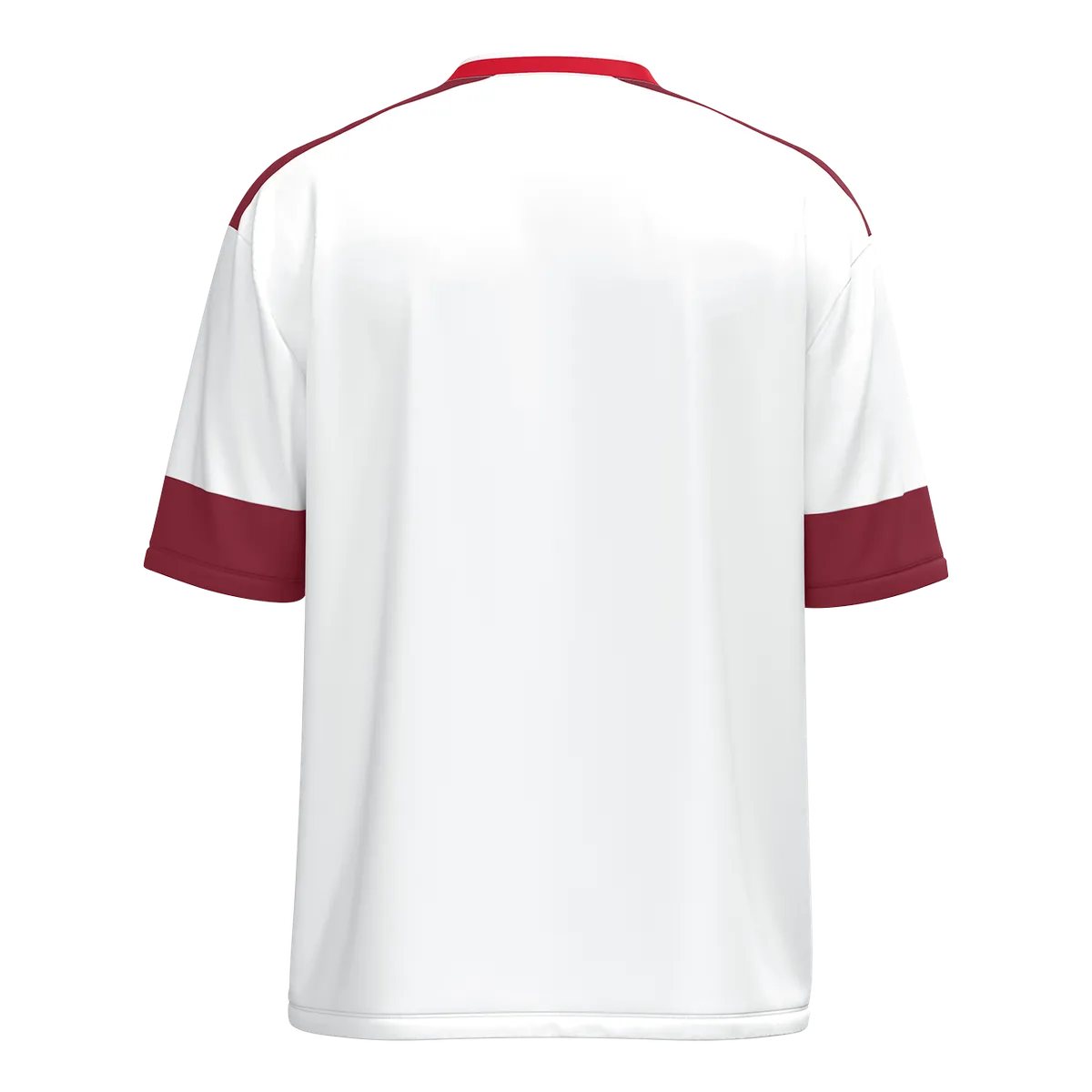 JAKO Trikot Club 92 Kurzarm Unisex weiß/rot/maroon Rücken