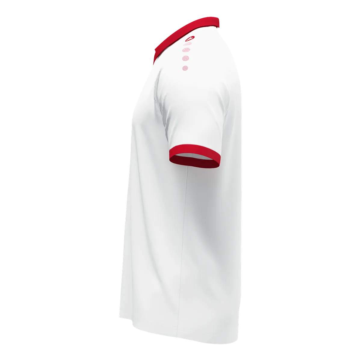 JAKO Trikot Glory Kurzarm Unisex weiß/rot Seite