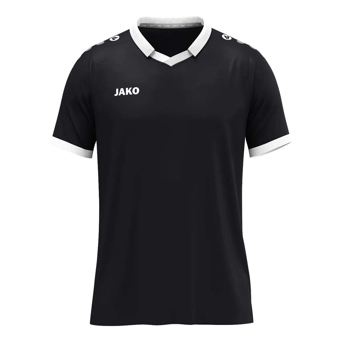 JAKO Trikot Glory Kurzarm Unisex schwarz/weiß Front