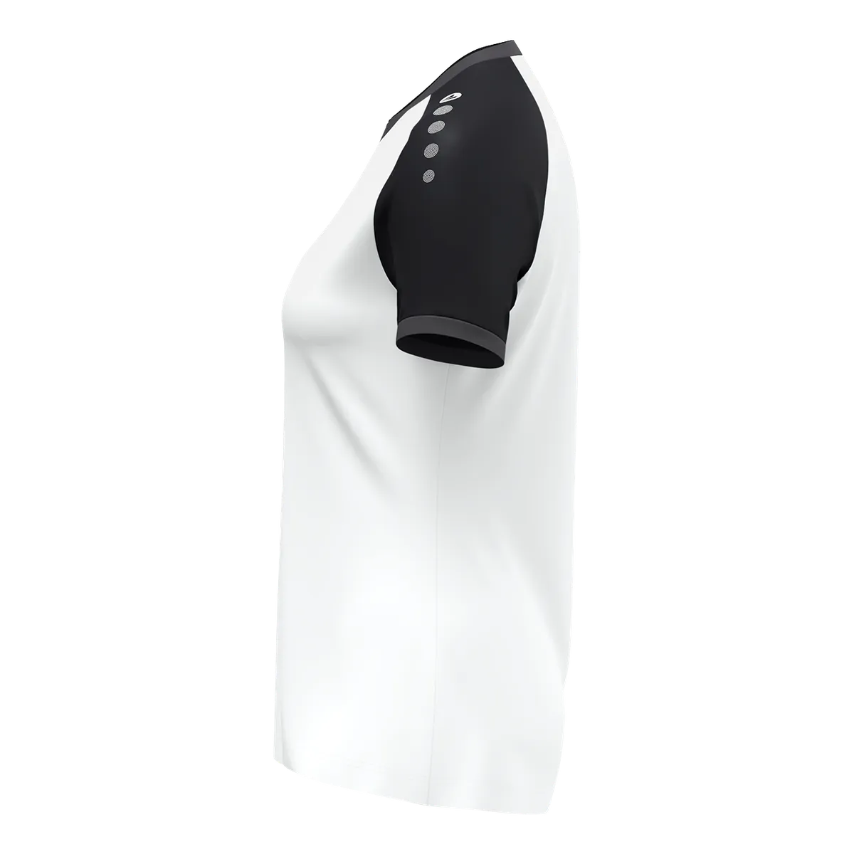 JAKO Trikot Dynamic Kurzarm Damen weiß/schwarz/anthrazit Seite