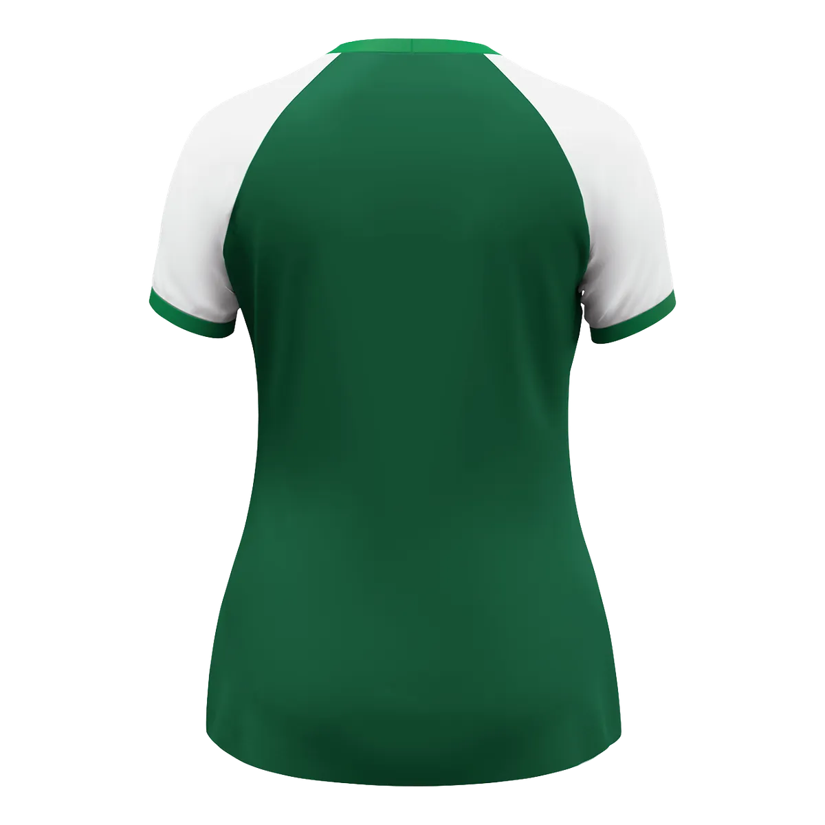 JAKO Trikot Dynamic Kurzarm Damen dunkelgrün/weiß/grün Rücken