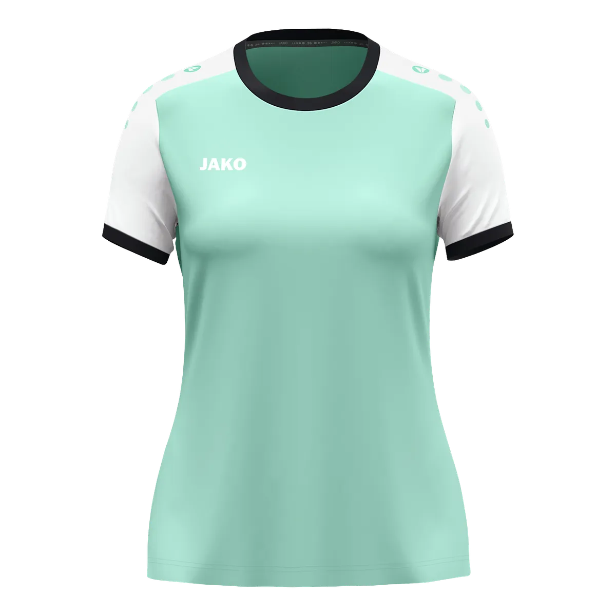 JAKO Trikot Dynamic Kurzarm Damen minze/weiß/marine Front