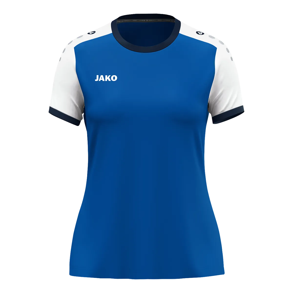 JAKO Trikot Dynamic Kurzarm Damen royal/weiß/marine Front
