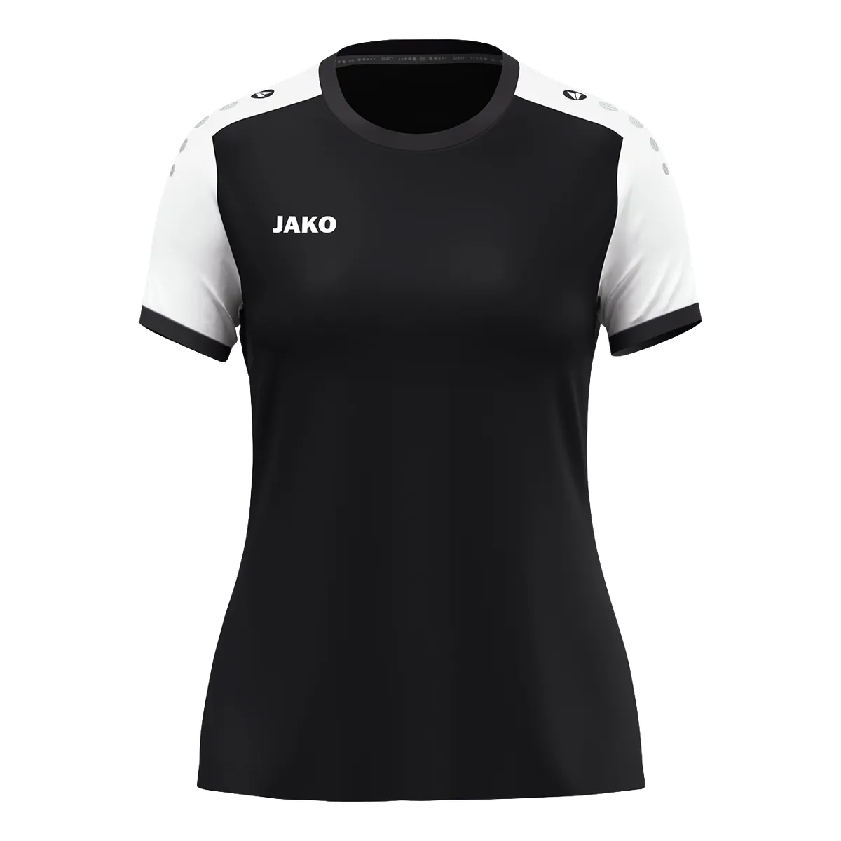JAKO Trikot Dynamic Kurzarm Damen schwarz/weiß/anthrazit Front