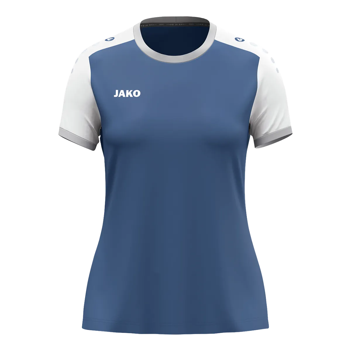 JAKO Trikot Dynamic Kurzarm Damen nachtblau/weiß/hellgrau Front