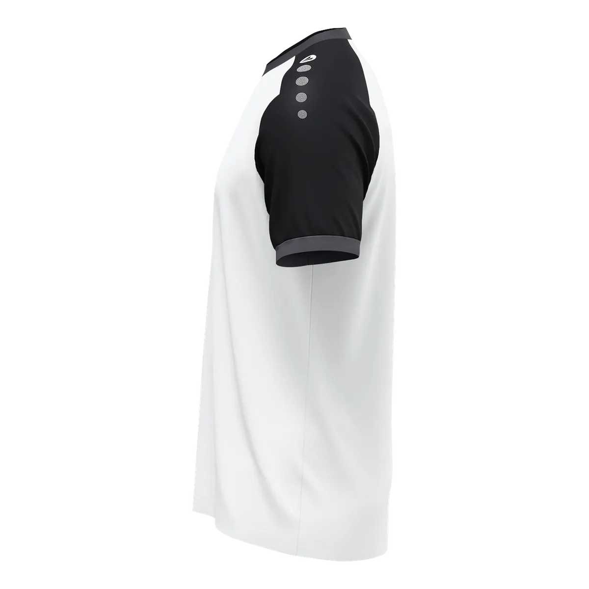 JAKO Trikot Dynamic Kurzarm Unisex weiß/schwarz/anthrazit Seite