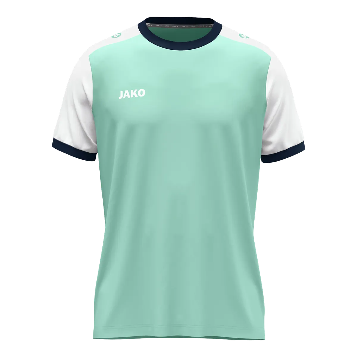 JAKO Trikot Dynamic Kurzarm Unisex minze/weiß/marine Front