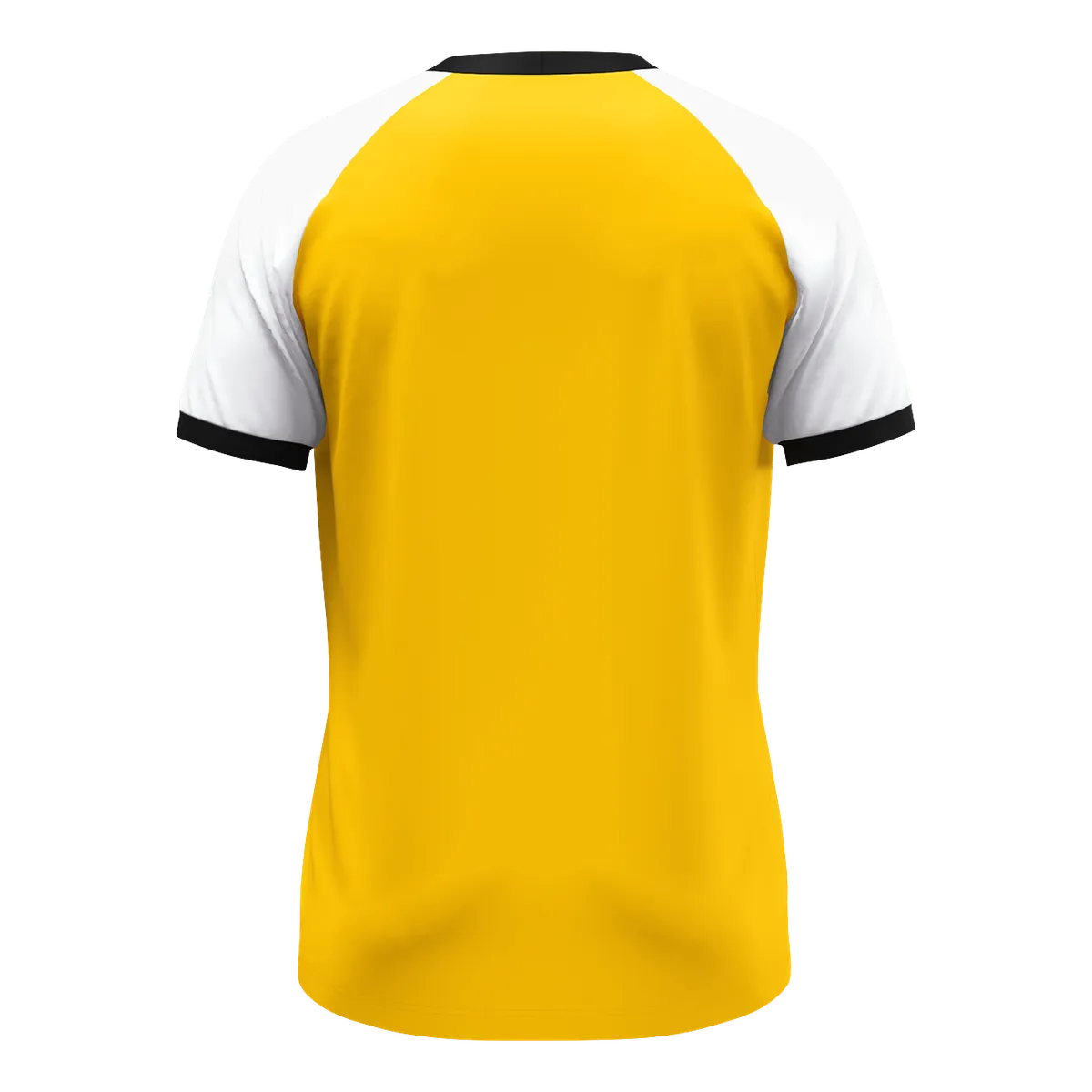 JAKO Trikot Dynamic Kurzarm Unisex gelb/weiß/schwarz Rücken