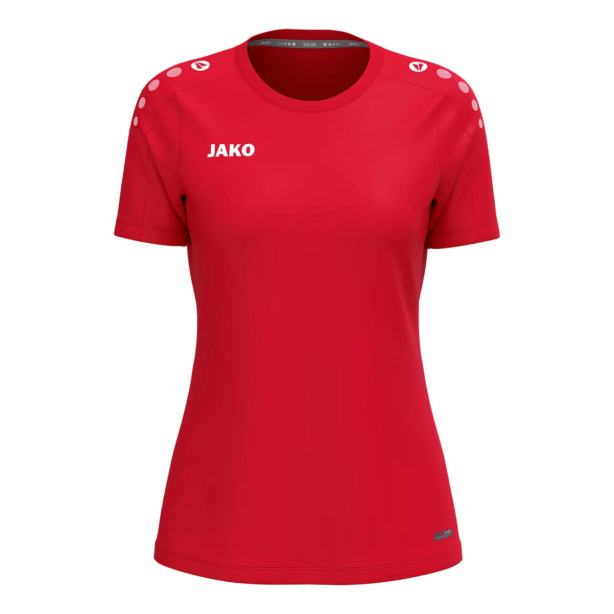 JAKO T-Shirt ONE Kurzarm Damen rot Front #farbe_rot
