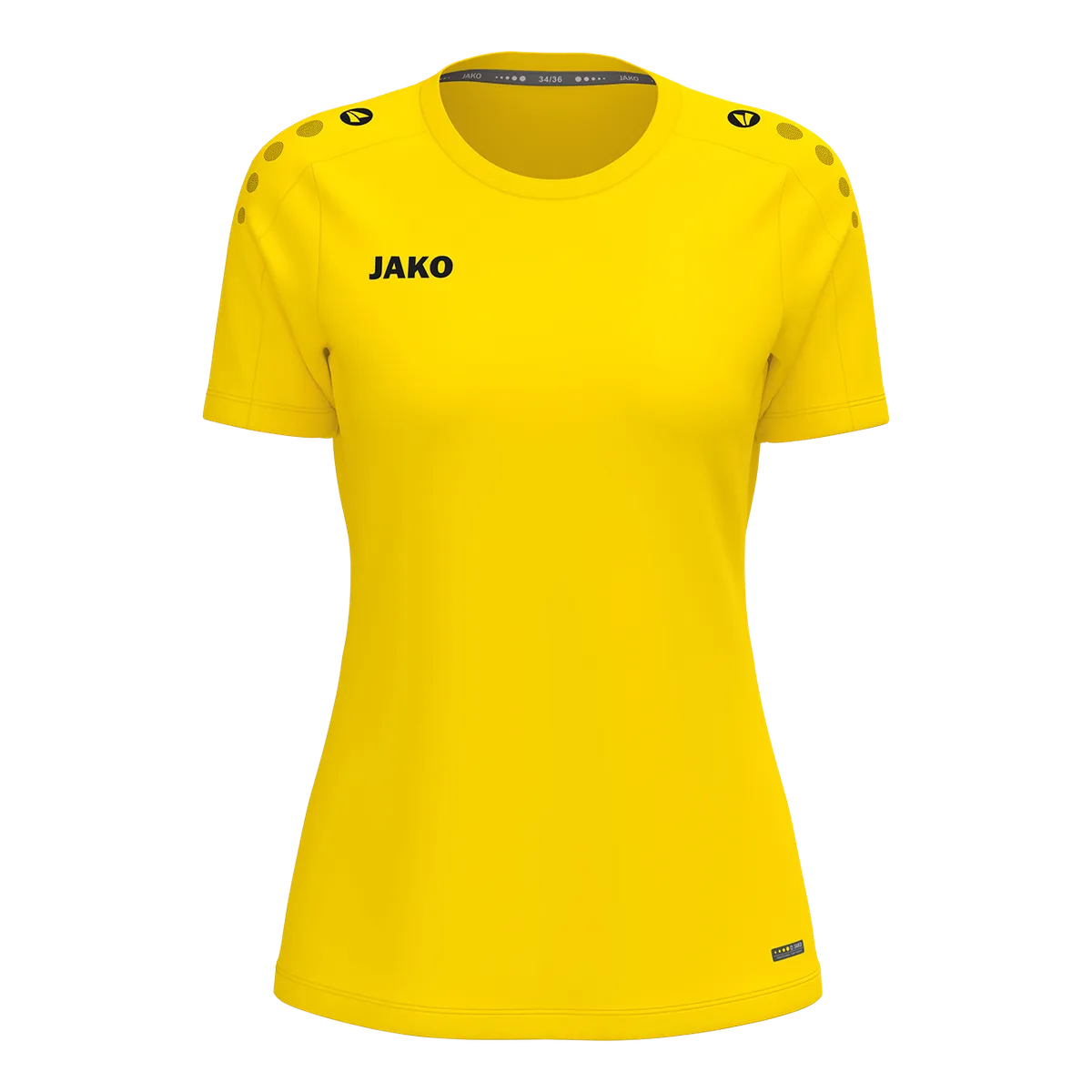 JAKO T-Shirt ONE Kurzarm Damen gelb Front