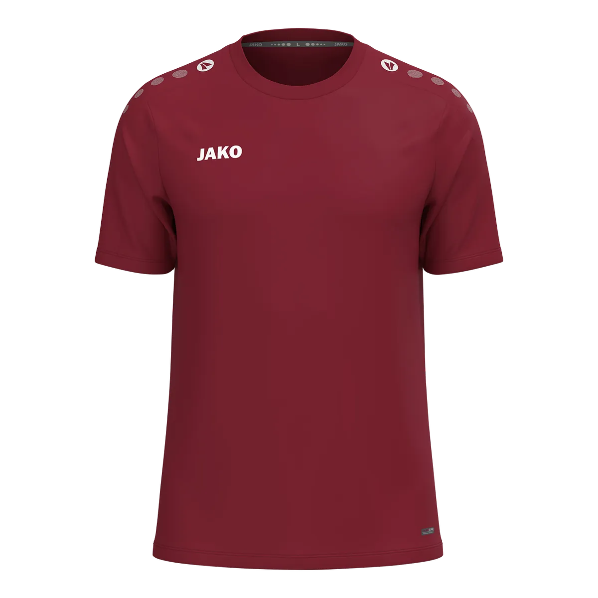 JAKO T-Shirt ONE Kurzarm Unisex bordeaux Front