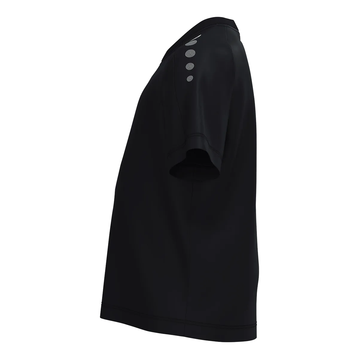 JAKO T-Shirt ONE Cotton Kurzarm Kinder schwarz Seite