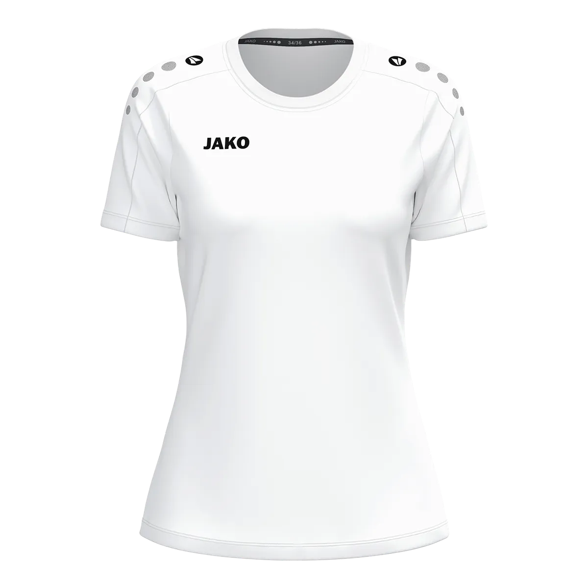 JAKO T-Shirt ONE Cotton Kurzarm Damen weiß Front
