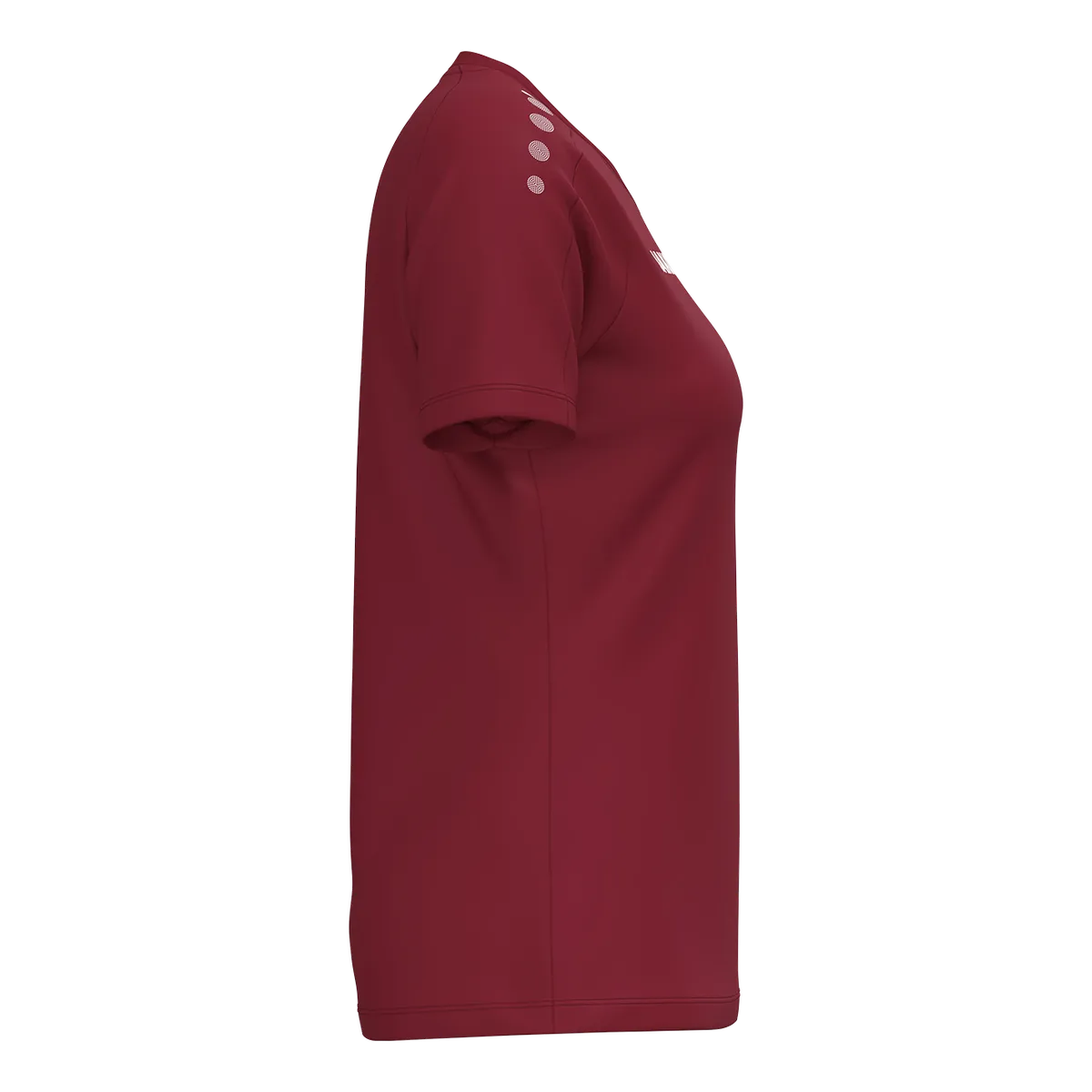 JAKO T-Shirt ONE Cotton Kurzarm Damen bordeaux Seite