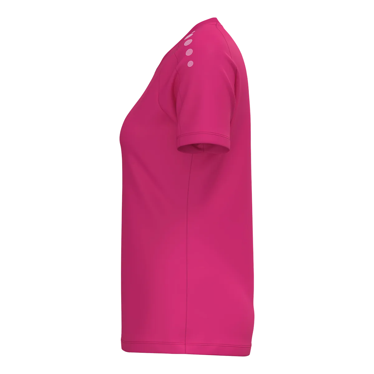 JAKO T-Shirt ONE Cotton Kurzarm Damen deep pink Seite