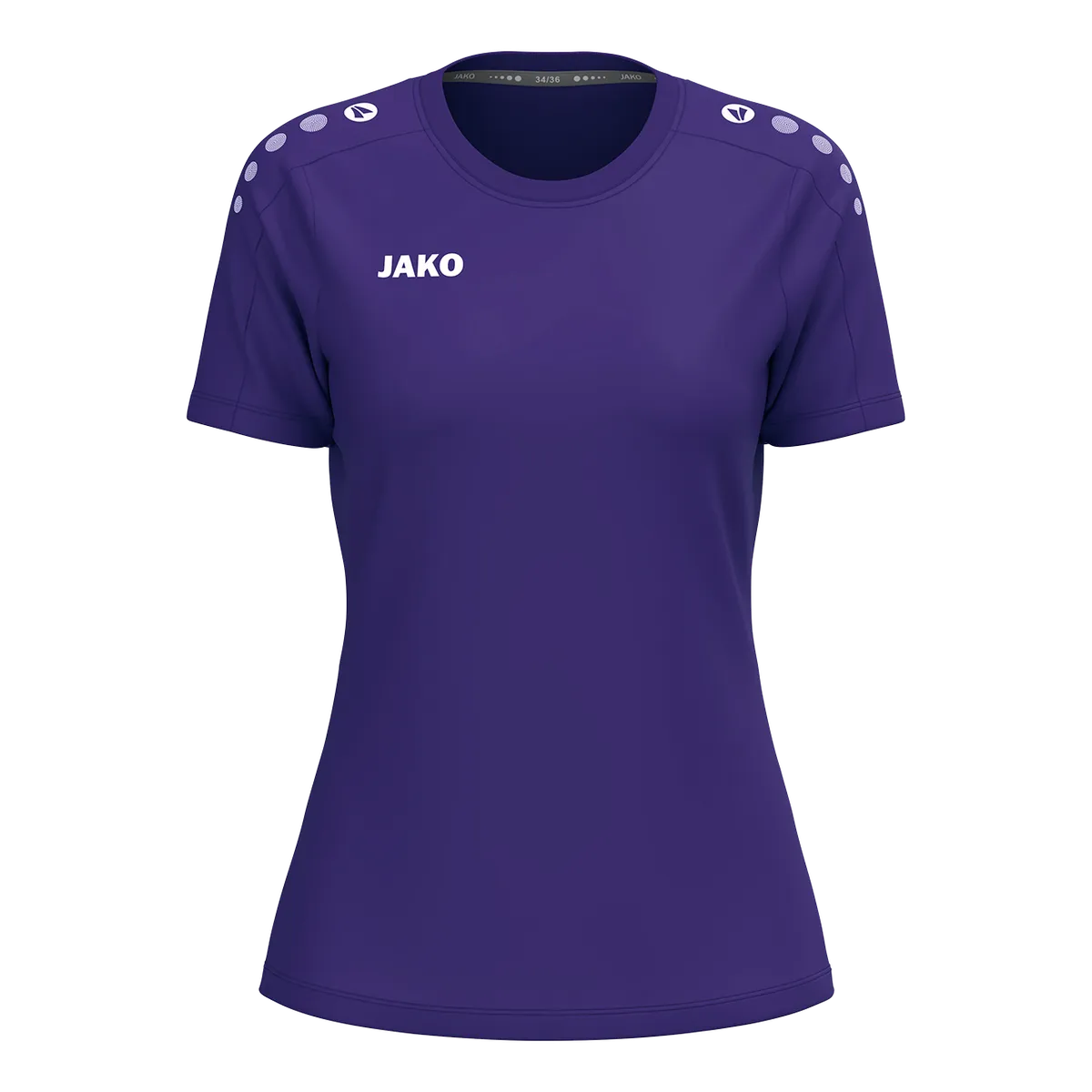 JAKO T-Shirt ONE Cotton Kurzarm Damen violett Front