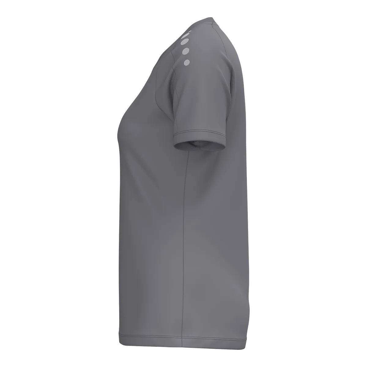JAKO T-Shirt ONE Cotton Kurzarm Damen grau Seite
