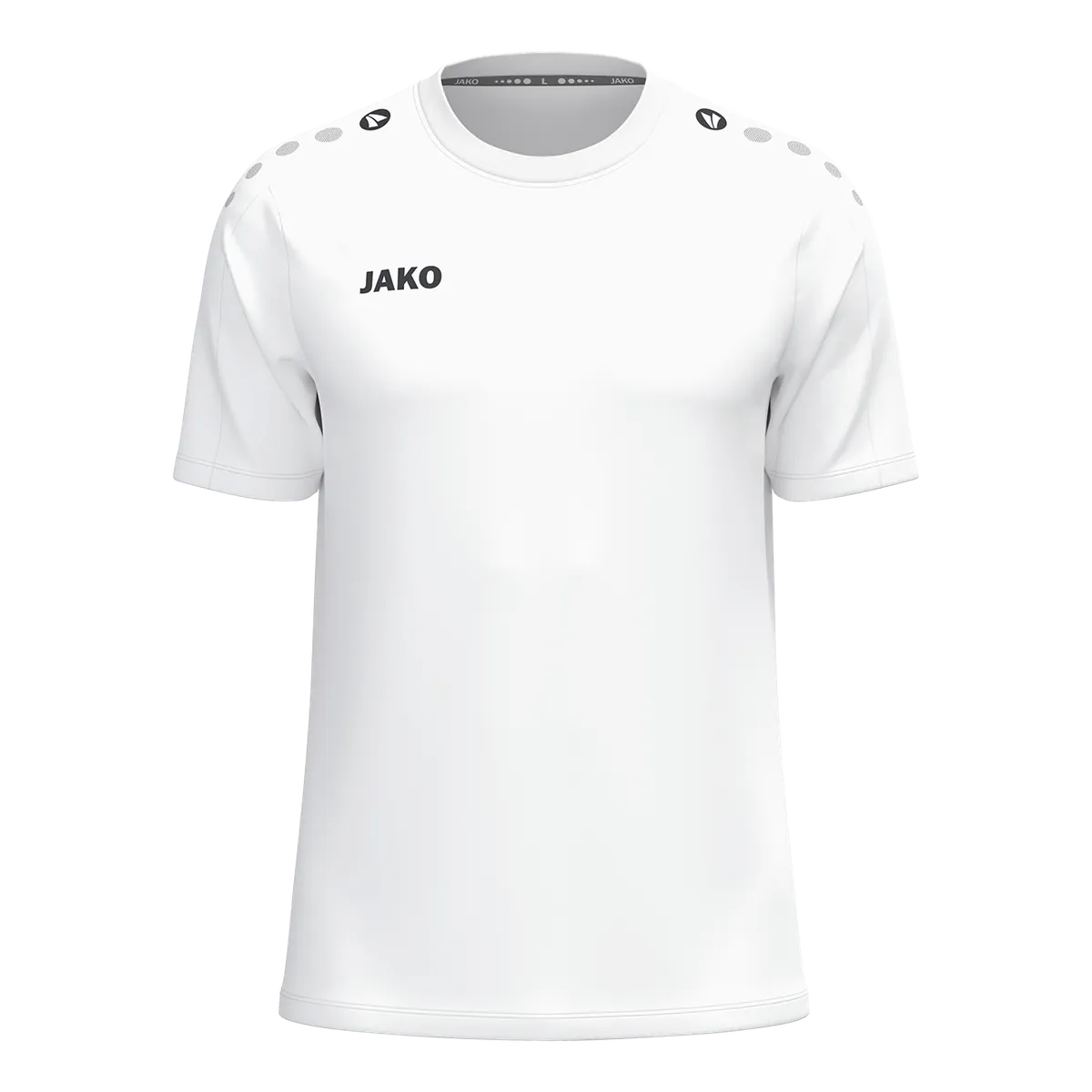 JAKO T-Shirt ONE Cotton Kurzarm Unisex weiß Front