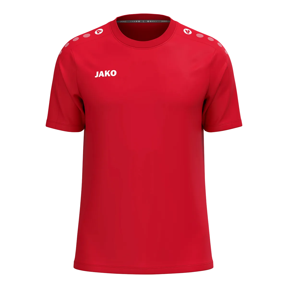 JAKO T-Shirt ONE Cotton Kurzarm Kinder rot Front #farbe_rot