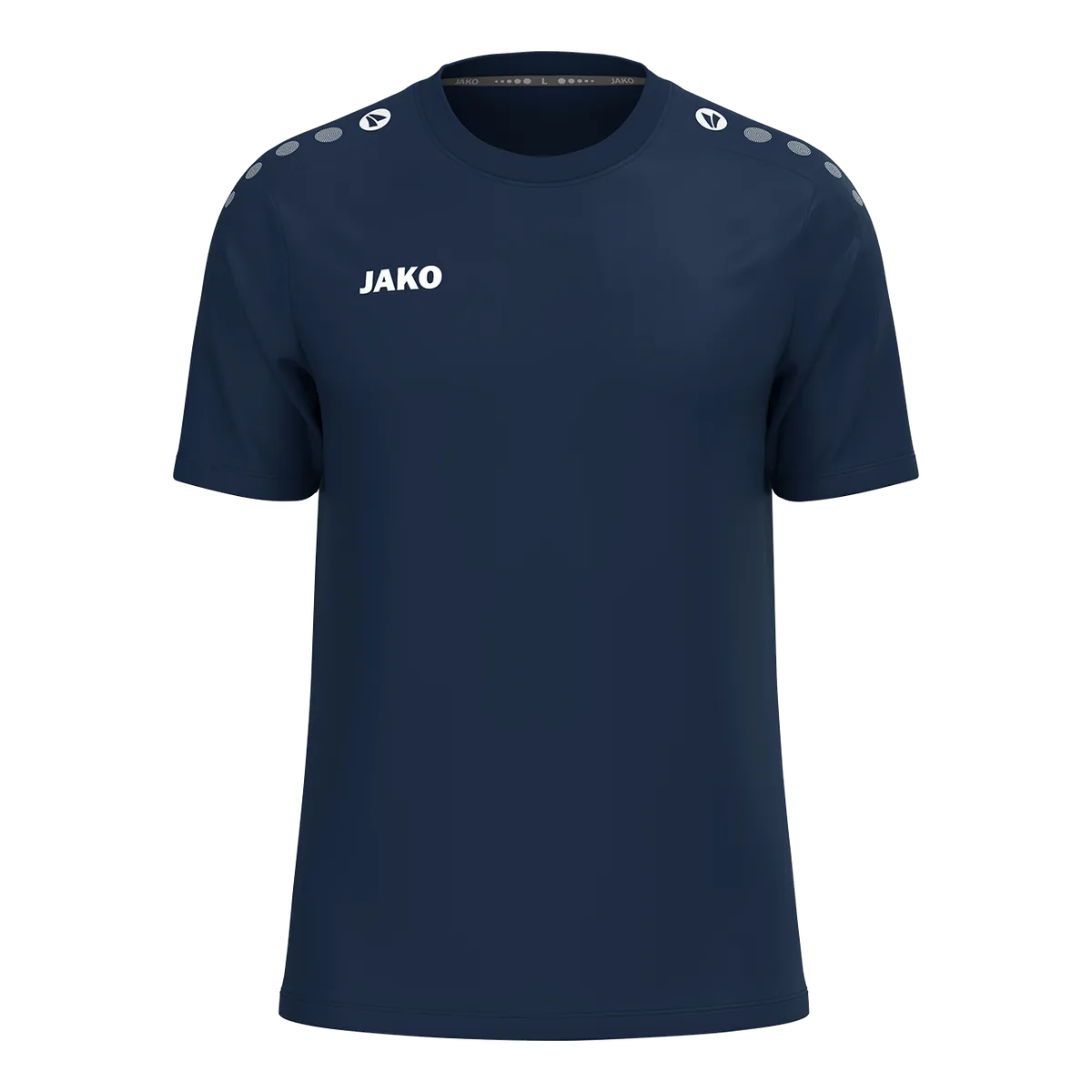JAKO T-Shirt ONE Cotton Kurzarm Unisex marine Front
