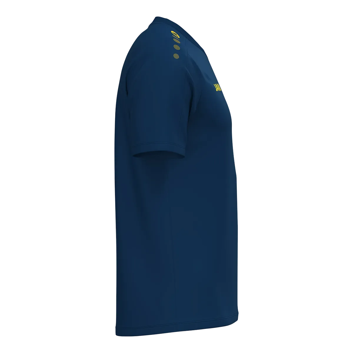 JAKO T-Shirt ONE Cotton Kurzarm Kinder navy/citro Seite