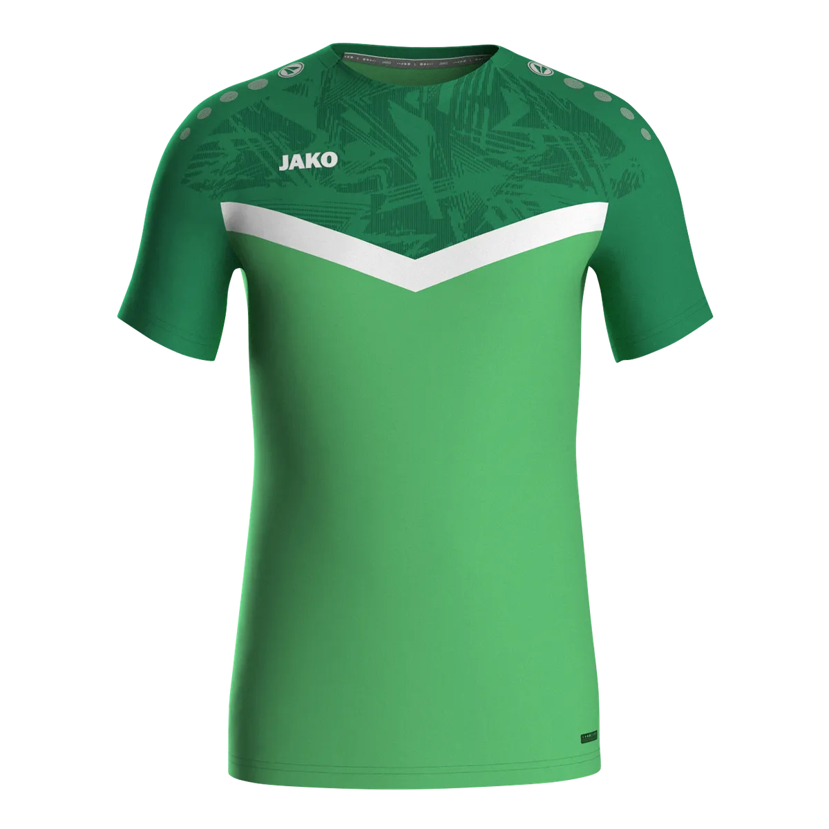 JAKO T-Shirt Iconic Kurzarm Unisex soft green/sportgrün Front