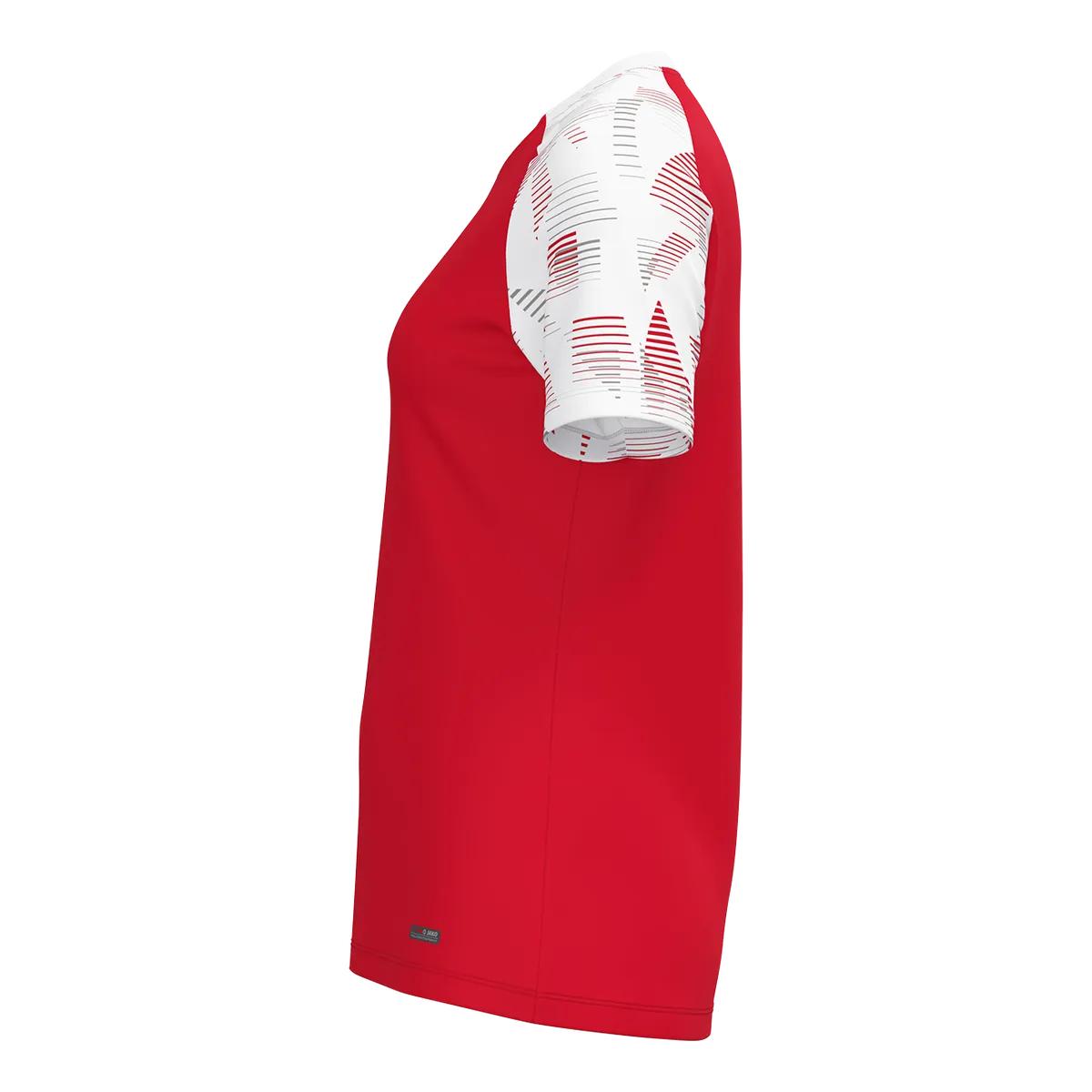 JAKO T-Shirt Sonic Kurzarm Damen rot/weiß Seite
