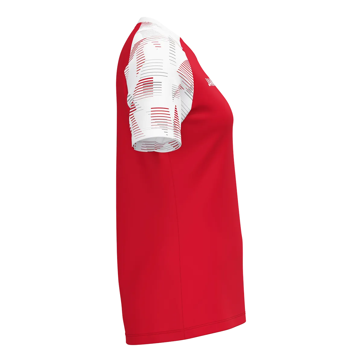 JAKO T-Shirt Sonic Kurzarm Damen rot/weiß Seite